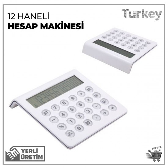 12 Haneli Hesap Makinesi